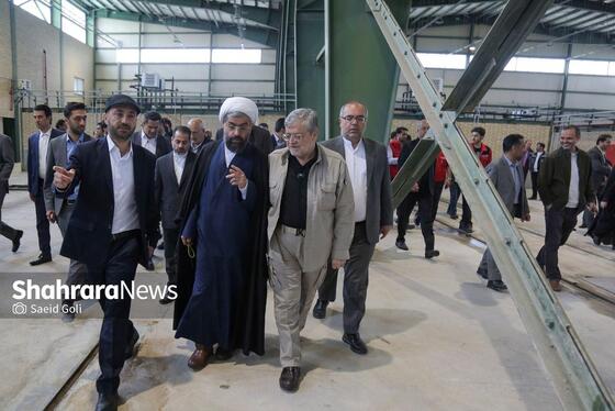 گزارش تصویری | آیین بهره‌برداری از سوله زیربنایی خط دو قطار شهری مشهد مقدس و تاسیسات مرتبط