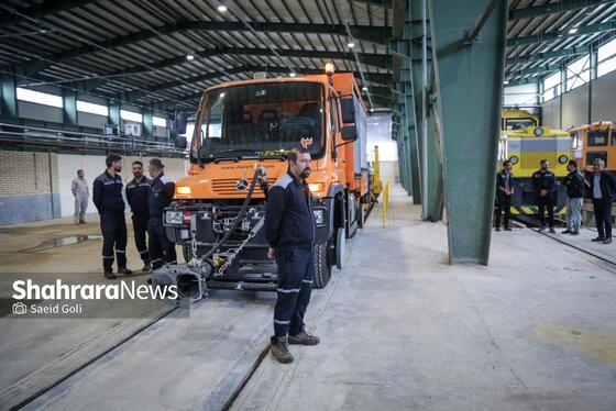 گزارش تصویری | آیین بهره‌برداری از سوله زیربنایی خط دو قطار شهری مشهد مقدس و تاسیسات مرتبط