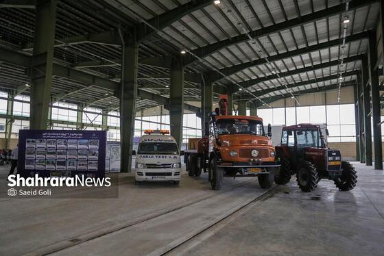 گزارش تصویری | آیین بهره‌برداری از سوله زیربنایی خط دو قطار شهری مشهد مقدس و تاسیسات مرتبط