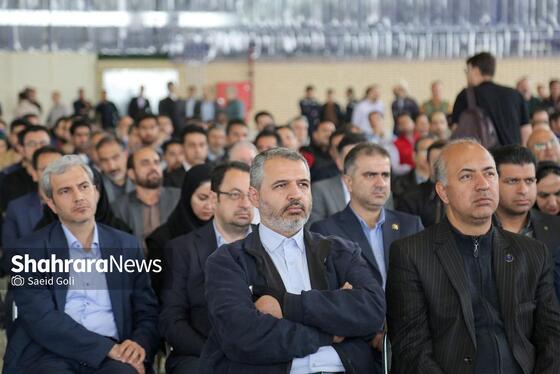 گزارش تصویری | آیین بهره‌برداری از سوله زیربنایی خط دو قطار شهری مشهد مقدس و تاسیسات مرتبط