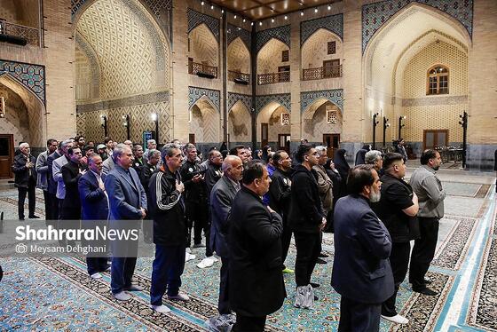 گزارش تصویری | آیین رسمی بدرقه دوندگان کاروان جاده ولایت در حرم مطهر رضوی