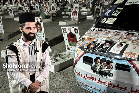 ویدئو | اقدام خاص یکی از عشایر خوزستان در گرامیداشت شهدای میناب؛ وقتی داغ مشترک می‌شود