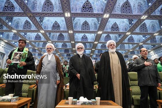 گزارش تصویری | بزرگداشت شهدای مدرسه شجره طیبه میناب در حرم مطهر رضوی