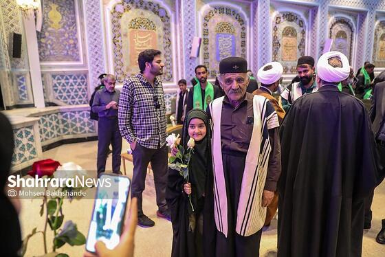 گزارش تصویری | بزرگداشت شهدای مدرسه شجره طیبه میناب در حرم مطهر رضوی