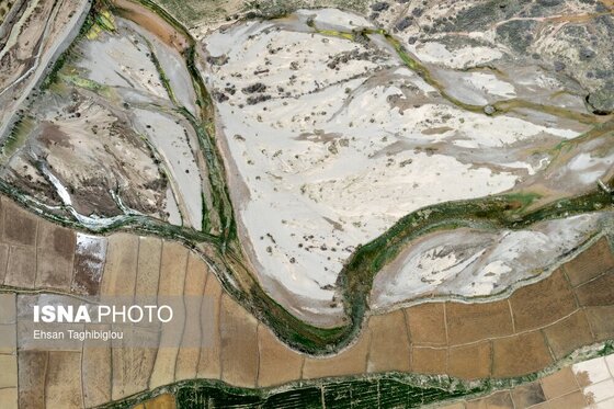 گزارش تصویری | پر آب شدن رودخانه دائمی قزل اوزن