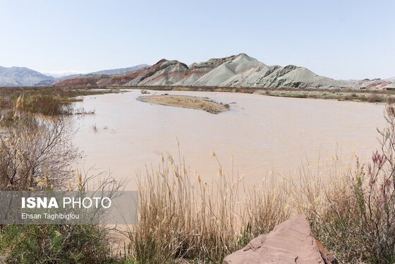 گزارش تصویری | پر آب شدن رودخانه دائمی قزل اوزن