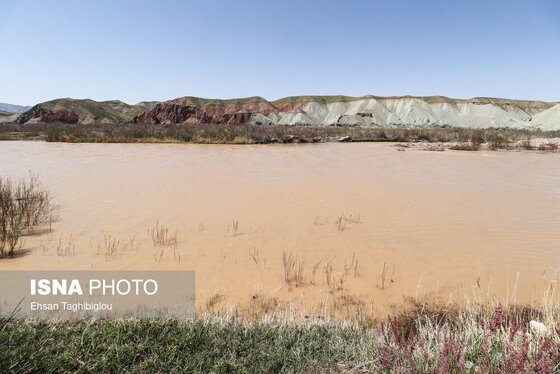 گزارش تصویری | پر آب شدن رودخانه دائمی قزل اوزن