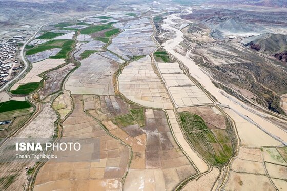 گزارش تصویری | پر آب شدن رودخانه دائمی قزل اوزن