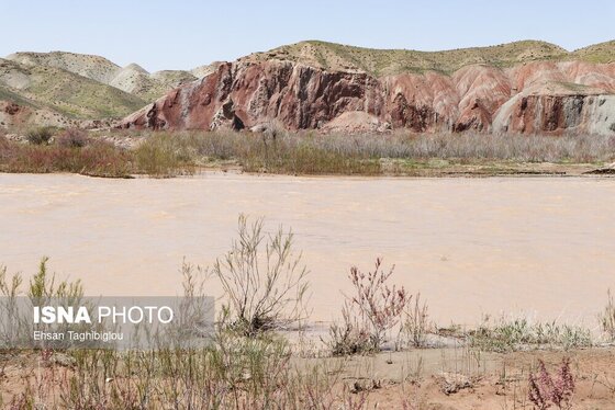گزارش تصویری | پر آب شدن رودخانه دائمی قزل اوزن