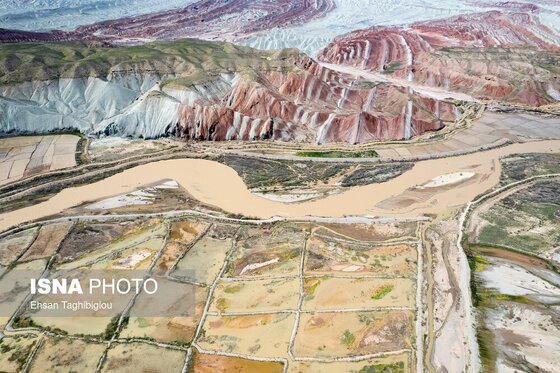 گزارش تصویری | پر آب شدن رودخانه دائمی قزل اوزن