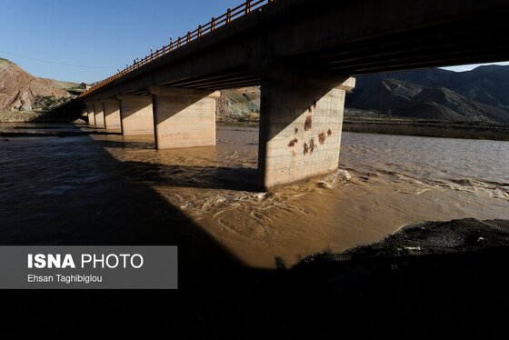 گزارش تصویری | پر آب شدن رودخانه دائمی قزل اوزن