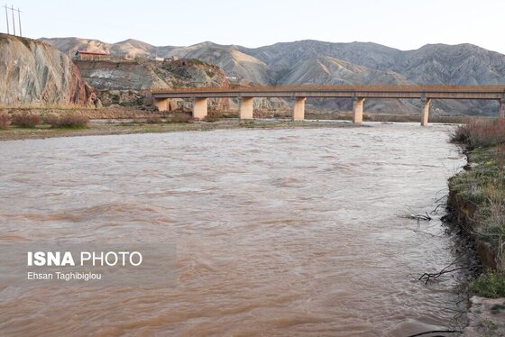 گزارش تصویری | پر آب شدن رودخانه دائمی قزل اوزن