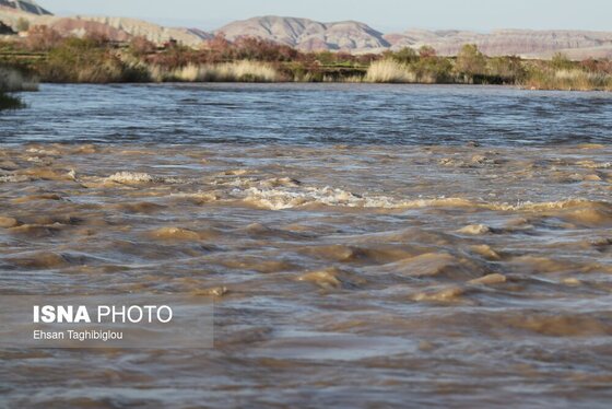 گزارش تصویری | پر آب شدن رودخانه دائمی قزل اوزن