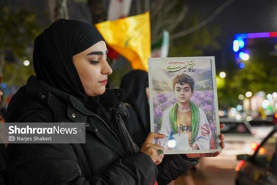 گزارش تصویری | پنجاه‌وسومین موج حضور حماسی مردم در خیابان‌های مشهد