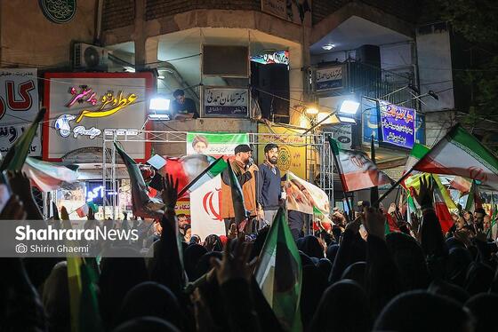 گزارش تصویری | پنجاه و چهارمین شب حضور حماسی در خیابان‌های مشهد