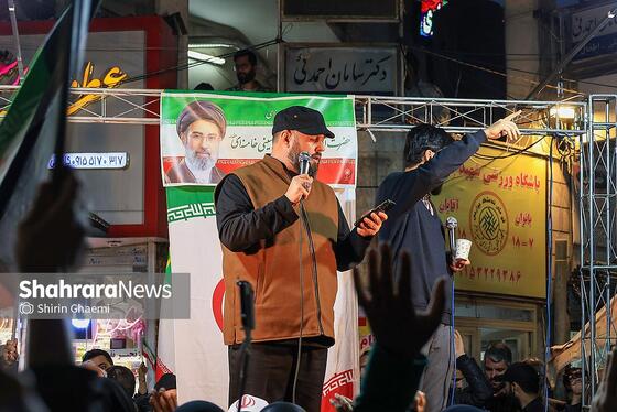 گزارش تصویری | پنجاه و چهارمین شب حضور حماسی در خیابان‌های مشهد