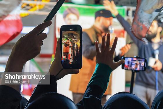 گزارش تصویری | پنجاه و چهارمین شب حضور حماسی در خیابان‌های مشهد