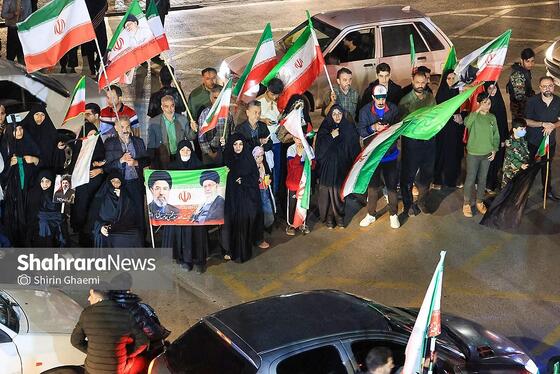 گزارش تصویری | پنجاه و چهارمین شب حضور حماسی در خیابان‌های مشهد