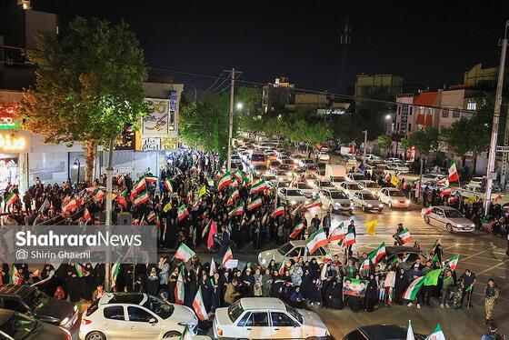 گزارش تصویری | پنجاه و چهارمین شب حضور حماسی در خیابان‌های مشهد