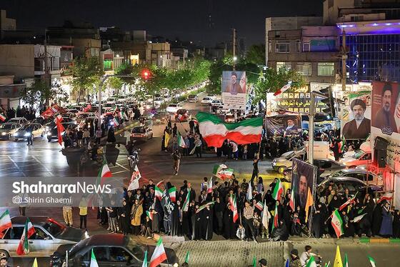 گزارش تصویری | پنجاه و چهارمین شب حضور حماسی در خیابان‌های مشهد