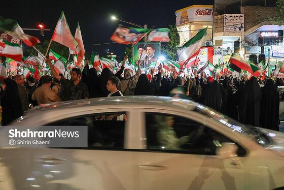 گزارش تصویری | پنجاه و چهارمین شب حضور حماسی در خیابان‌های مشهد