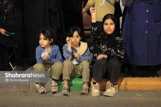 گزارش تصویری | پنجاه و چهارمین شب حضور حماسی در خیابان‌های مشهد