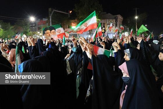گزارش تصویری | پنجاه و چهارمین شب حضور حماسی در خیابان‌های مشهد