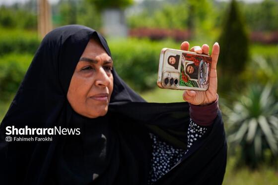 گزارش تصویری | حضور خانواده شهدای مدرسه «شجره طیبه» میناب در باغ خاتون مشهد
