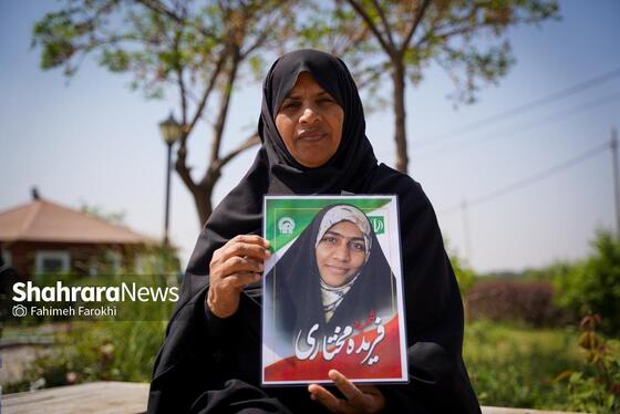 گزارش تصویری | حضور خانواده شهدای مدرسه «شجره طیبه» میناب در باغ خاتون مشهد