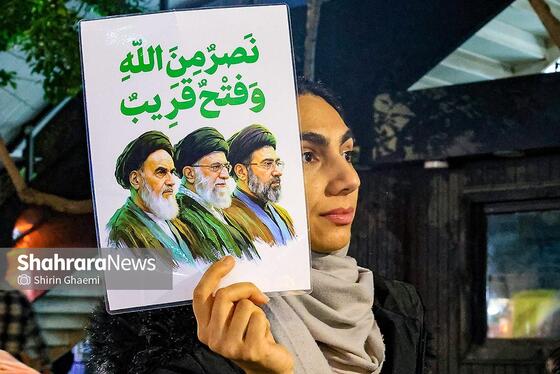 گزارش تصویری | پنجاه‌و‌پنجمین شب حضور حماسی مردم در خیابان‌های مشهد