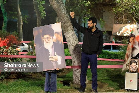 گزارش تصویری | پنجاه‌و‌پنجمین شب حضور حماسی مردم در خیابان‌های مشهد