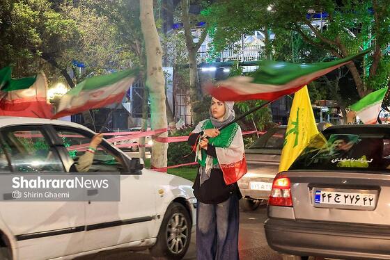 گزارش تصویری | پنجاه‌و‌پنجمین شب حضور حماسی مردم در خیابان‌های مشهد