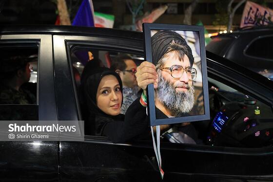 گزارش تصویری | پنجاه‌و‌پنجمین شب حضور حماسی مردم در خیابان‌های مشهد