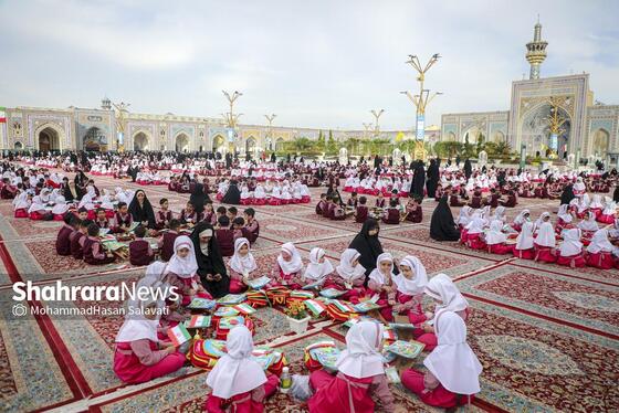 گزارش تصویری | مراسم «فرشتگان مقاومت» یادبود شهدای مظلوم میناب در حرم مطهر امام رضا (ع)