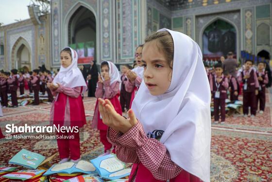 گزارش تصویری | مراسم «فرشتگان مقاومت» یادبود شهدای مظلوم میناب در حرم مطهر امام رضا (ع)