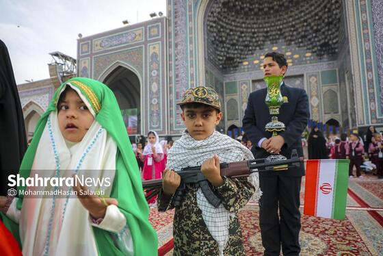 گزارش تصویری | مراسم «فرشتگان مقاومت» یادبود شهدای مظلوم میناب در حرم مطهر امام رضا (ع)