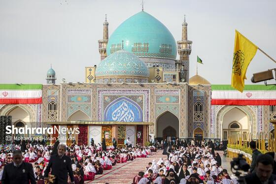گزارش تصویری | مراسم «فرشتگان مقاومت» یادبود شهدای مظلوم میناب در حرم مطهر امام رضا (ع)