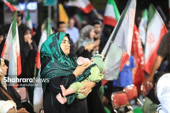 گزارش تصویری | پنجاه‌وششمین شب حضور حماسی مردم مشهد در سنگر خیابان