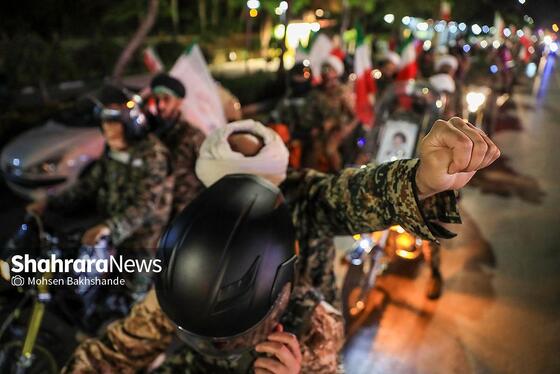 گزارش تصویری | پنجاه‌وششمین شب حضور حماسی مردم مشهد در سنگر خیابان