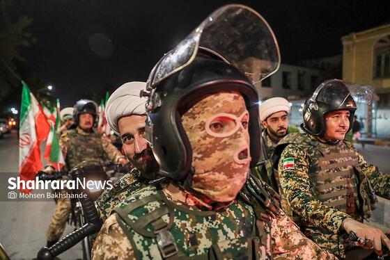 گزارش تصویری | پنجاه‌وششمین شب حضور حماسی مردم مشهد در سنگر خیابان