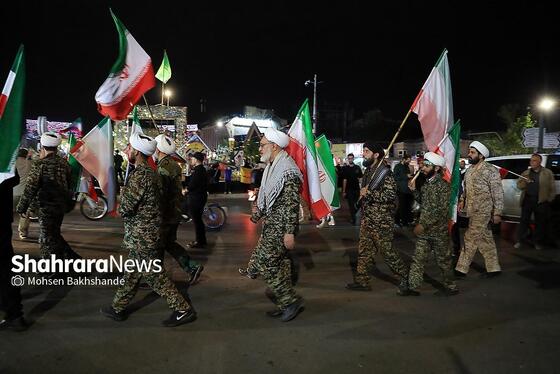 گزارش تصویری | پنجاه‌وششمین شب حضور حماسی مردم مشهد در سنگر خیابان
