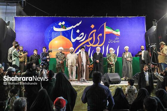 گزارش تصویری | پنجاه‌وششمین شب حضور حماسی مردم مشهد در سنگر خیابان