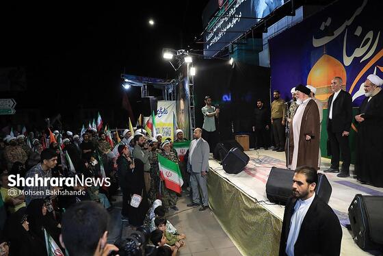 گزارش تصویری | پنجاه‌وششمین شب حضور حماسی مردم مشهد در سنگر خیابان