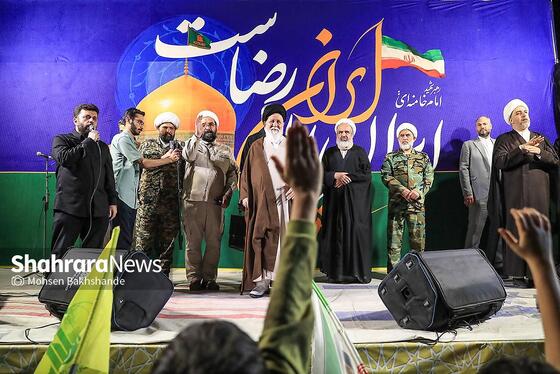 گزارش تصویری | پنجاه‌وششمین شب حضور حماسی مردم مشهد در سنگر خیابان