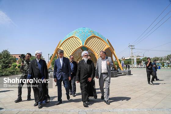 گزارش تصویری | افتتاح پروژه‌های بنیادکرامت و افتتاح فاز جدید زائرشهر رضوی با حضور تولیت آستان قدس رضوی