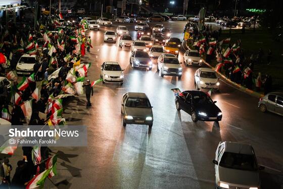 گزارش تصویری | پنجاه‌وهفتمین شب حضور حماسی مردم در خیابان