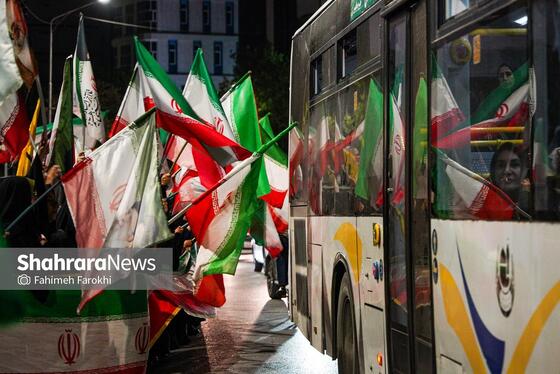 گزارش تصویری | پنجاه‌وهفتمین شب حضور حماسی مردم در خیابان