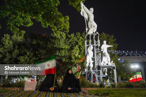 گزارش تصویری | پنجاه‌وهفتمین شب حضور حماسی مردم در خیابان