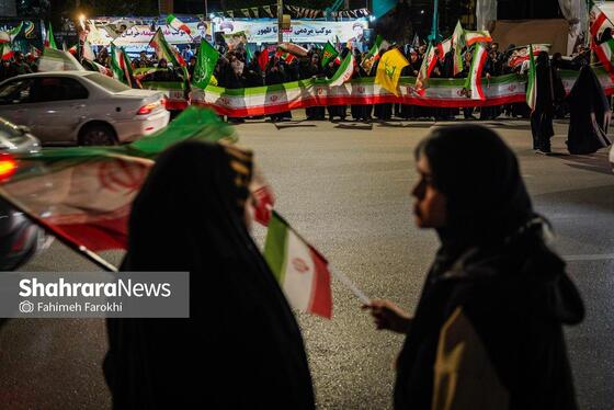 گزارش تصویری | پنجاه‌وهفتمین شب حضور حماسی مردم در خیابان