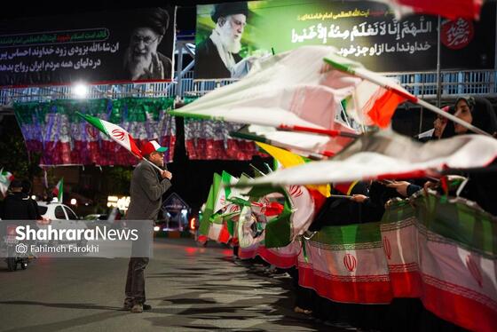 گزارش تصویری | پنجاه‌وهفتمین شب حضور حماسی مردم در خیابان